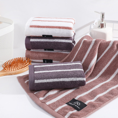 Yiwu Good Goods Pure Cotton Towel Adult Couple Big Towel Home Daily Use Absorbent Face Washing Towel Present Towel