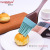 Amazon Hot Silicone Brush High Temperature Resistant Baking Brush Split Seasoning Barbecue Brush Easy to Clean Hair Brush