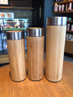 Vacuum Bamboo Vacuum Straight Cup