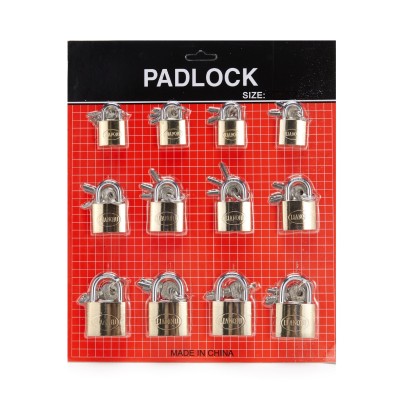 Titanium Lock Iron Longevity Safe Lock Factory Wholesale Small Lock Custom Single Lock Spot Household Imitation Copper Padlock Open