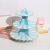 Multi-Layer Paper Cake Rack Birthday Party Supplies Three-Layer Gilding Table Cake Decoration
