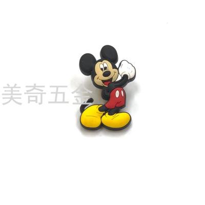 Mickey Mouse Cartoon Cabinet Door Handle Cartoon Handle Flexible Glue Anti-Collision Cabinet Door Wardrobe Shoe Cabinet Door Drawer Handle