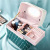 Multifunction Multi-Layer Hand-Held Cosmetic Bag Internet Celebrity Large Capacity Ins Style Cosmetics Storage Box Travel Portable and Versatile Portable Jewellery Box Cosmetic Case With Mirror