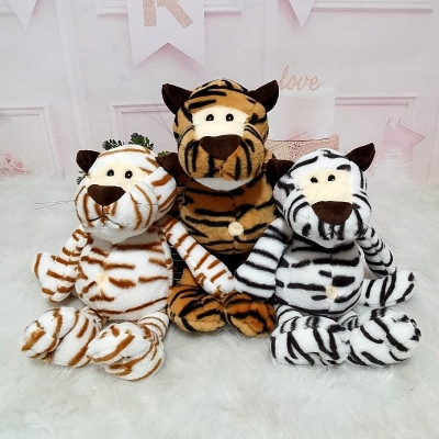 New Tiger Doll Plush Toys Cute Ragdoll Doll Soft Soothing Pillow Birthday Gift Simulation