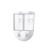 Kitchen U-Shaped Double Grid Miscellaneous Grains Jar Punch-Free Wall-Mounted Push-Type Storage Box Multi-Function Grid Rice Bucket