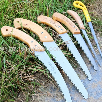 Hand Saw Woodworking Wood Cutting Saw Fruit Tree Hand-Pulled Logging Mini Saw Household Small Hand-Held Garden Saw Tree