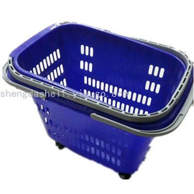 Shopping supermarket plastic shopping basket plastic shopping basket