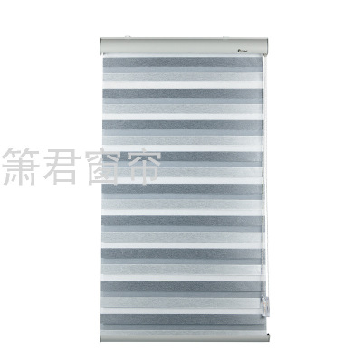 Foreign Trade Factory Shop Curtain Soft Gauze Shutter Full Shading Curtain Bedroom Living Room Sunshade Louver Curtain Curtain