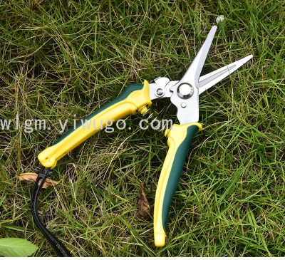 Gardening Scissor Outdoor Garden Scissors Gardening Pruning Shear Fruit Picking and Grafting Tool Customization