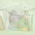 Creative Cartoon A4 Frosted Transparent File Bag PVC Material Space Bear Dinosaur Pattern Customizable Logo