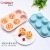 Our Popular Products 6-Piece Silicone Cake Mold round DIY Mousse Mold Easy to Remove Film Non-Stick Heatproof Baking Utensils