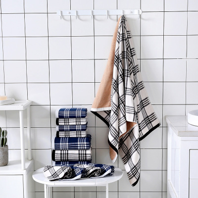 Yiwu Good Goods Xinjiang Long-Staple Cotton Absorbent Skin-Friendly Soft Gift Covers Towels Square Scarf Three-Piece Set