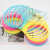 13.5 Large Rainbow Circle Price Excellent Hot Selling Plastic Spring Coil Lap Coil Beach Square Scenic Spot Toys Wholesale