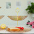 Light Luxury Glass Fruit Plate Creative Home European String Disk Candy Cake Dried Fruit Plate Snack Dessert Plate