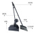 BAIYUN CLEANING Af01205a Windproof Dustpan Plastic Broom Set Leakproof Garbage Shovel Broom Hospital Hotel