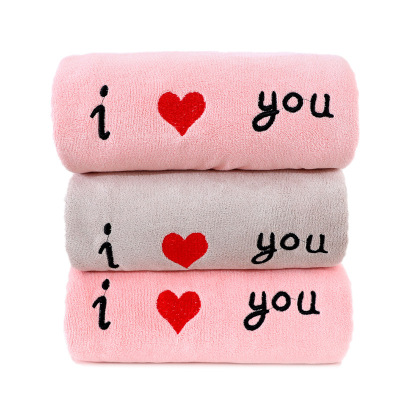 High Density Microfiber Towels Gift Set Company Welfare Wholesale Gift Thick Embroidery Covers