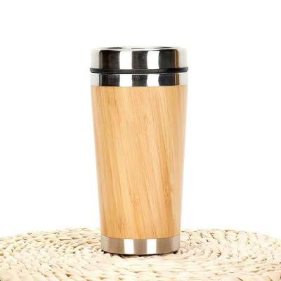 Bamboo Stainless Steel Travel Cup