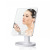 Touch Induction Led Light Desktop Storage Makeup Mirror 16/22 Lamp Makeup Mirror Desktop 360 Rotating Vanity Mirror