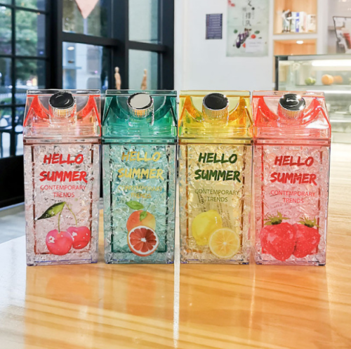 summer season internet celebrity crushed ice cup.