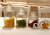 Small Straight Glass Earthen Jar Pickles Earthen Jar Sealed Jar Storage Jar Savings Bank Kitchen Storage Jar Multi-Grain Bottle