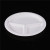 Disposable Grid Plate Outdoor Barbecue Fruit Plate Degradable Environmentally Friendly Plate Thickened Paper Pallet Sampling Plate Fruit Plate