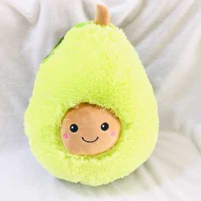 Cross-Border Ins Creative Fruit Avocado Pillow Doll Plush Toys Cartoon Prize Claw Doll Doll Wholesale