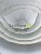 Opal Glassware Tempered Glass White Jade Porcelain Glass Porcelain Golden Edge Parts Plate Bowl Tableware