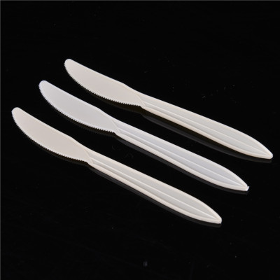 Barbecue Party Gathering Disposable Knife Fork Spoon Ice-Cream Spoon Degradable Environmentally Friendly Western Tableware Pudding Cutter