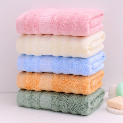 Bamboo Fiber Towel Thickened Wholesale Face Towel Gift Labor Protection Towel Bamboo Charcoal Fiber Absorbent Lint-Free Face Cloth