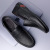 2021 Summer Simplicity Men's Casual Leather Sandals Male Slip-on Hollowed-out Black Driving Shoes Genuine Leather Doug Shoes Male
