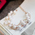 Korean Fashion Multi-Layer Pearl Bracelet Ladies' Birthday Present Bracelet Sweet Fresh Simple Jewelry Bracelet
