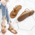 Dual-Purpose Slippers Women's 2021 Summer New Korean Style Flat Casual Flip-Flops Women's Seaside Beach Shoes Women's Shoes Fashion