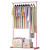 Clothes Hanger Extra Thick Steel Pipe Floor Clothing Rod Balcony Single Pole Clothes Rack Drying Rack Indoor