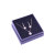 Customizable Logo Tiandigai Ornament Set Silver Bracelet Box Paper Bracelet Box Square Bracelet Box