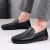 2021 Summer Simplicity Men's Casual Leather Sandals Male Slip-on Hollowed-out Black Driving Shoes Genuine Leather Doug Shoes Male