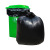 80*100 Black Large Garbage Bag Property Hotel Kitchen Large Disposable Thickened Black Daily Necessities Plastic Bag