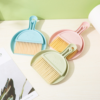 Household Mini Dustpan Broom Sweep Children Broom Combo Sweep Hair Dust Sweeping Desktop Brush Cleaning Gadget