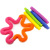 Amazon Hot Sale Pop Tube Color Stretch Plastic Water Pipe DIY Vent Decompression Sound Toys Cross-Border
