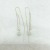 Opal Hanging Earrings Women's Long Slim-Looking Face Show Artistic Temperament Earrings Ear Studs Trendy Earrings