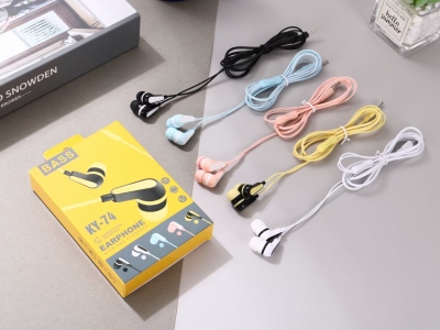in-Ear for Phone Earphone Drive-by-Wire Wired Headset Heavy Bass Color Good Sound Quality High-End Color Box Packaging Headset