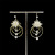 Geometric Ice Zircon Earrings Female Exaggerated Temperamental Atmospheric 925 Silver Earrings Exquisite Circle Earrings