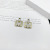 2021 New French Baroque Retro Three-Dimensional Geometric Earrings Pearl Stud Earrings for Women Korean Dongdaemun Earrings