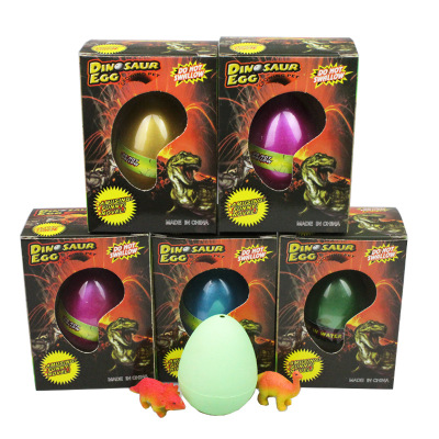 Cross-Border Hot Sale Novelty Bubble Water Expansion Dinosaur Egg Embryonated Egg Mysterious Rejuvenating Device Toy Novelty Animal Expansion