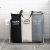 Modern Simple Three-Grid Large Foldable Dirty Clothes Storage Basket