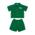 Children's Summer Clothing Suit 21 Summer New Boys and Girls Short Sleeve Lapel Suit Korean Style Printed Cute Two-Piece Suit