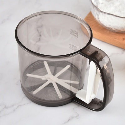 Cross-Border Hot Selling New Handheld Flour Sifter Powdered Sugar Filter Baking Tool Convenient Handheld Flour Filter