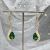 Shiny Diamond Green Treasure Zircon Water Drop Earrings Women's Popular Graceful Online Influencer Super Fairy Fashion Earrings