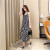 Large Size Women 'S Clothing 2021 New Summer Little Daisy Suspender Skirt French Hepburn Style Mid-Length Floral Dress