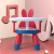 Children's Baby Chair Removable Baby Dining Chair Children's Eating Chair Plastic Backrest Household Small Bench