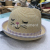 Children's Kitten Embroidery Plaid Decoration Summer Straw Hat European and American Fashion High Quality Children Hat